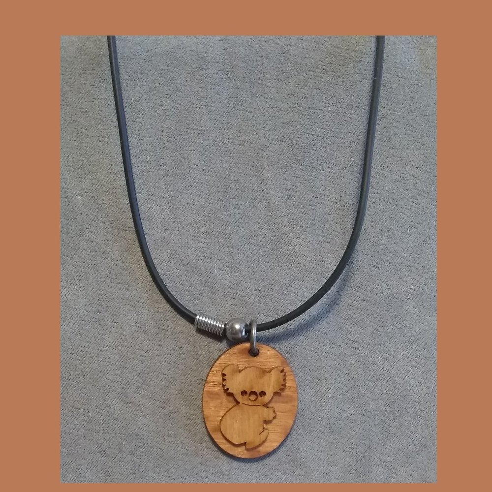 Wood Koala Necklace $5